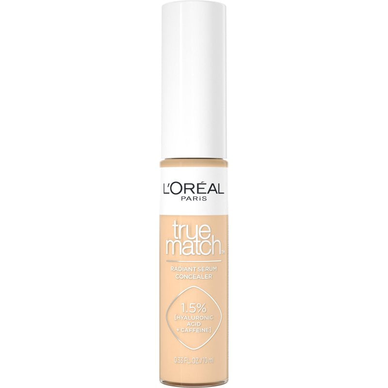 Liquid Concealer with Hyaluronic Acid for Dark Circles & Brightening - Medium Coverage