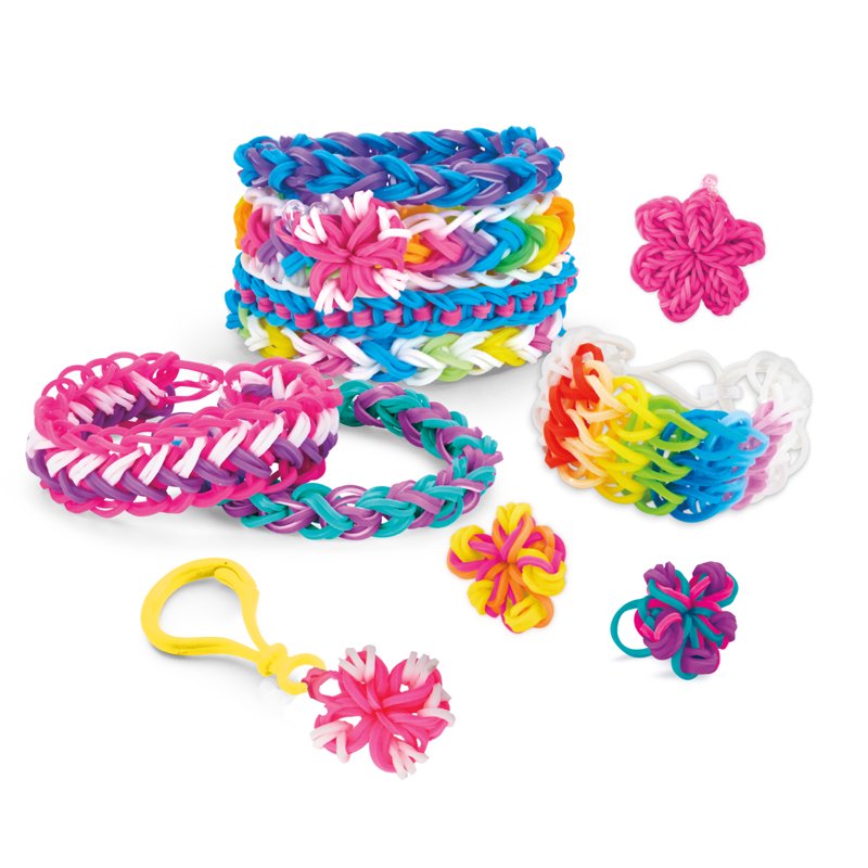 Rubber Band Loom Kit for Kids - Create Colorful Bracelets & Accessories