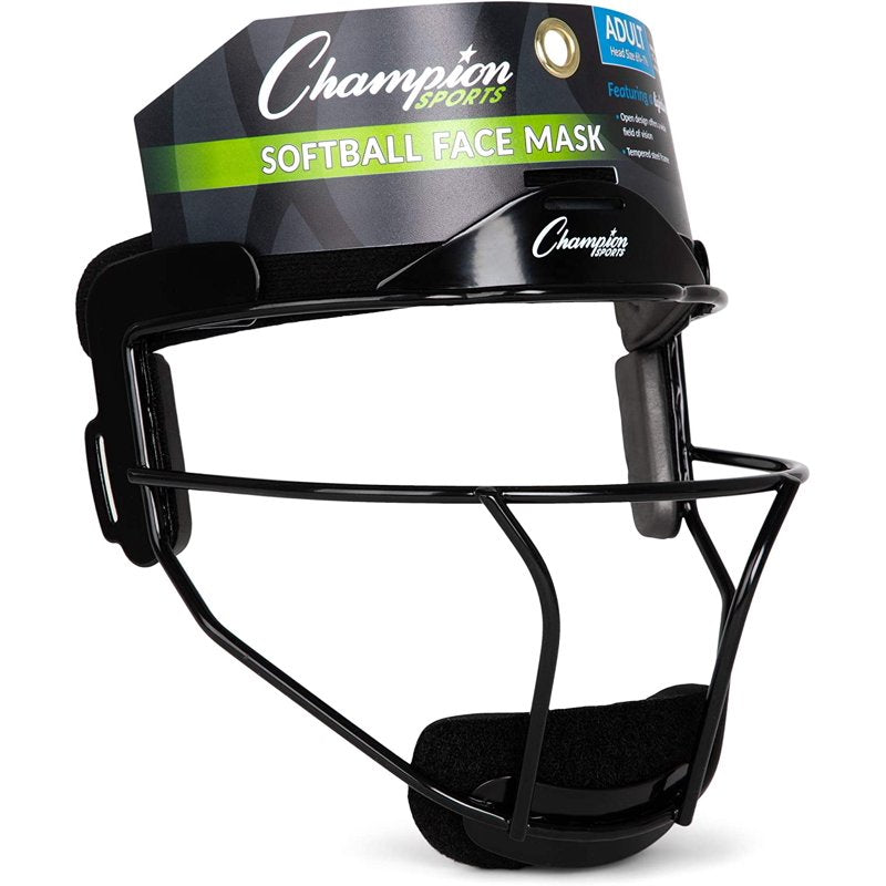 Steel Softball Face Mask for Adults - Fielders Mask with Adjustable Fit & Wide Vision