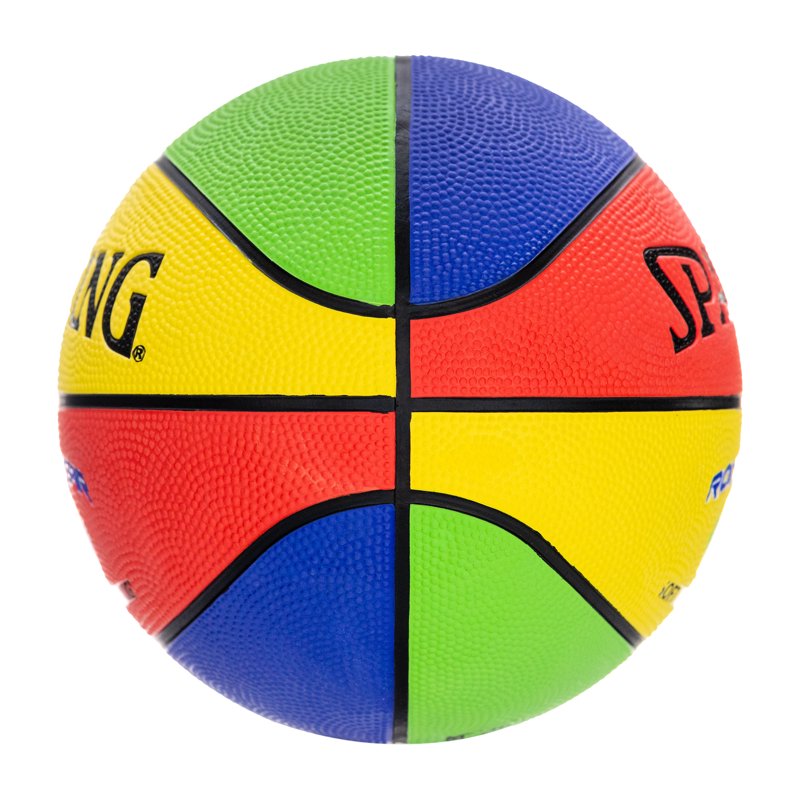 Youth Indoor Outdoor Basketball 27.5 Inch Soft Grip Multi Color Kids Sport Equipment