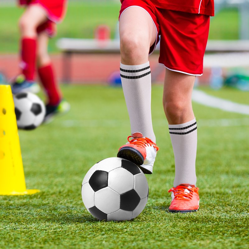 Kids Over Knee Soccer Socks - Breathable & Supportive Sports Socks for Children