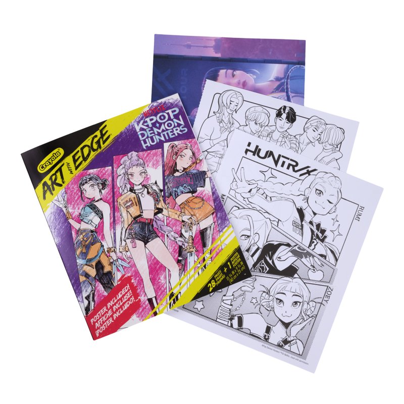 Adult Coloring Book with Poster - Fantasy and Music Inspired Art, 28 Pages