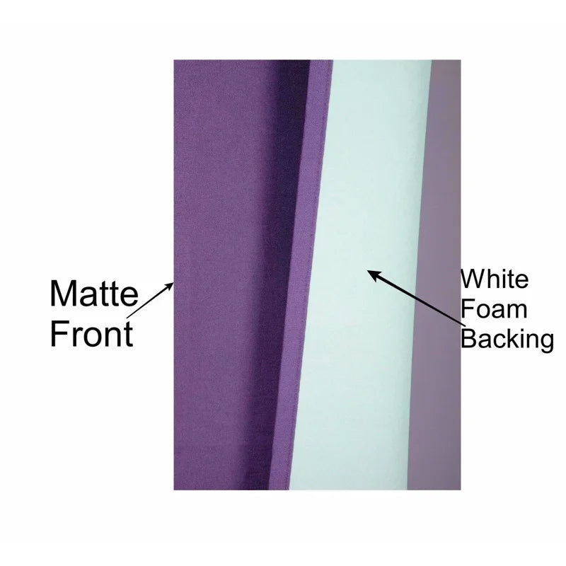 Light Filtering Microfiber Window Curtain Panel with Rod Pocket - 35x84 Inches