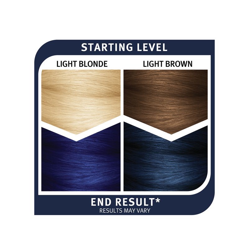 Semi-Permanent Hair Dye Kit with Conditioner - Multiple Colors