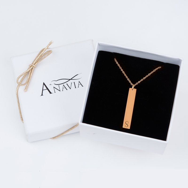 Personalized Rose Gold, Silver or Gold Name Necklace for Women - Custom Engraved Pendant Gift