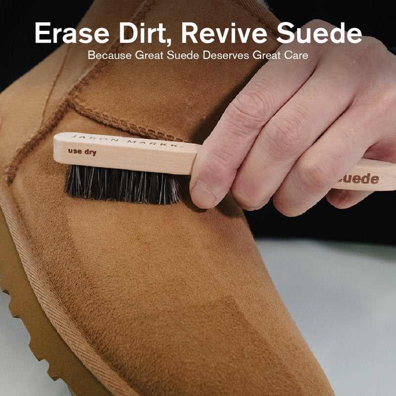 Shoe Cleaner Kit for Suede & Nubuck - Brush & Stain Eraser - 2 Pieces
