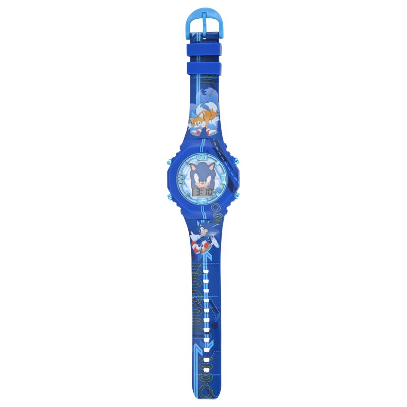 Children's Digital Watch and Compass Set - Sonic Themed, Blue, Unisex