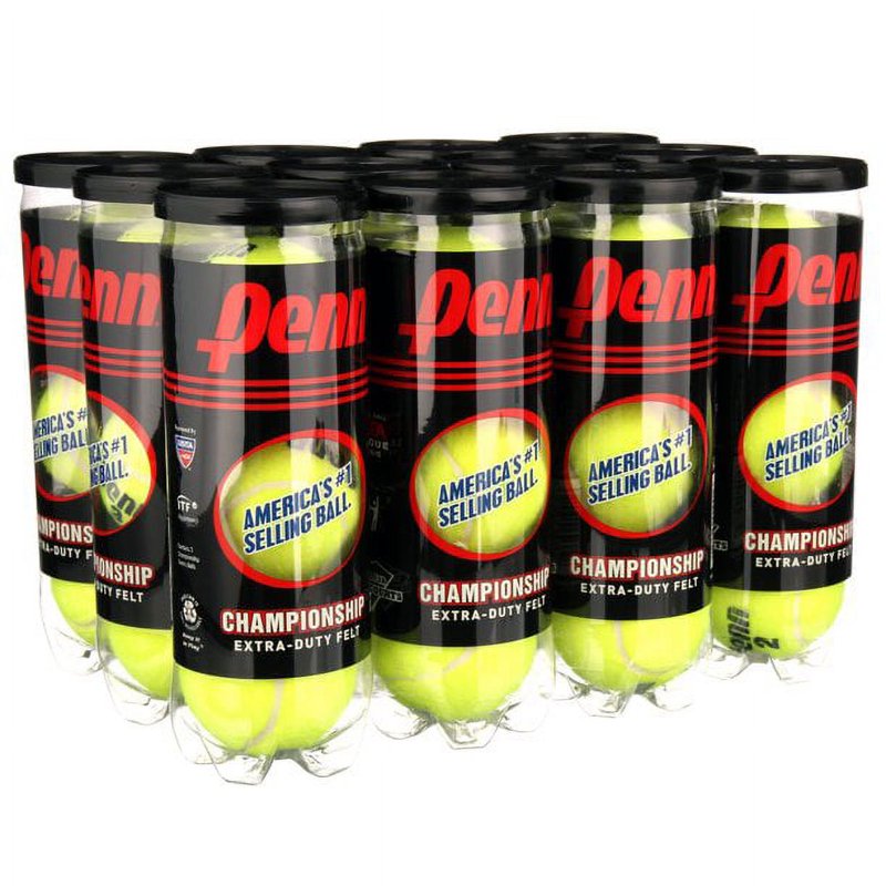 Penn Championship Extra Duty Tennis Balls - 36 Balls, USTA Approved