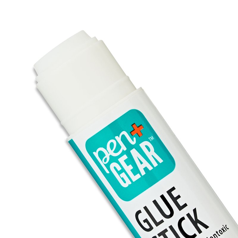 12 Pack Washable White Glue Sticks for Crafts & School Projects - 0.21 oz