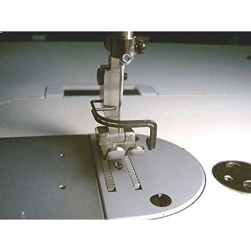 Heavy-Duty Industrial Straight Stitch Sewing Machine with Table and Servo Motor