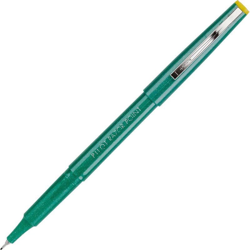 Pilot Razor Point Marker Pens - Ultra-Fine Tip, 1 Dozen for Precise Writing