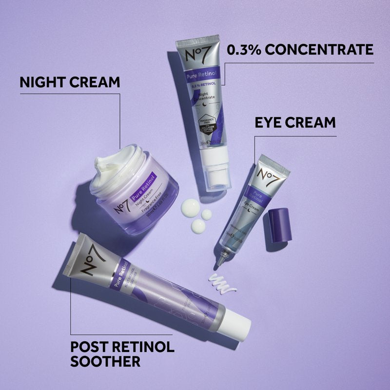 Retinol Night Repair Cream with Collagen & Bisabolol - Anti-Aging Face Moisturizer
