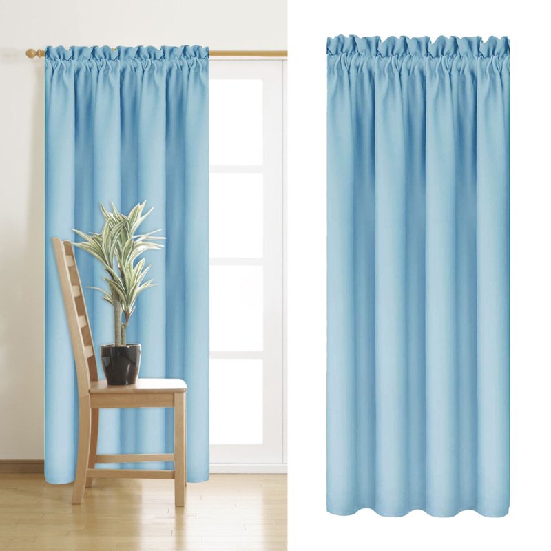 Blackout Curtains 42x54in Thermal Insulated Noise Reducing Window Drapes for Living Room & Bedroom