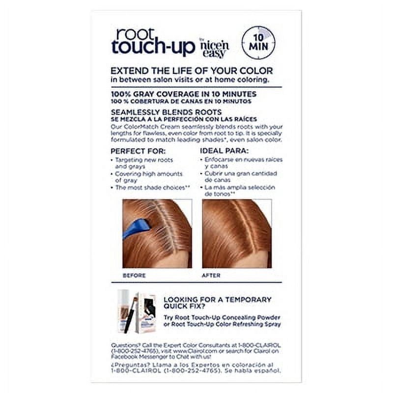 Root Touch-Up Hair Dye Kit for Natural-Looking Roots - Light Auburn & Multiple Shades