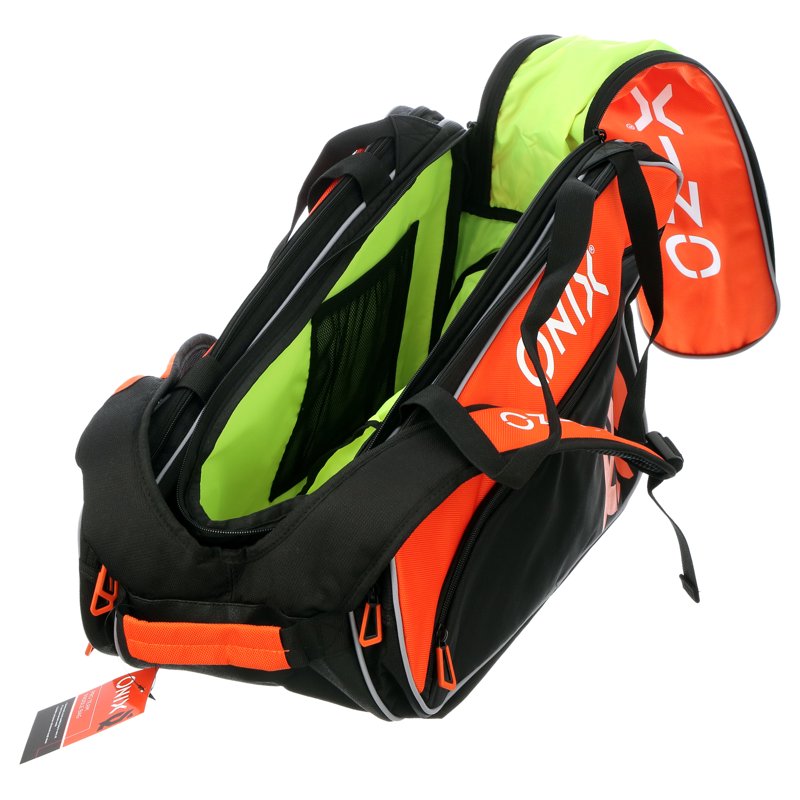 Onix Pro Team Paddle Bag for Pickleball - Orange/Black