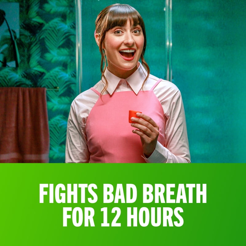 Alcohol-Free Mint Mouthwash for Fresh Breath - 16 Fl Oz, 2 Pack
