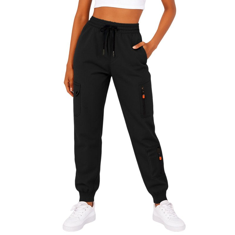 Women’s Cargo Joggers with Pockets - Lightweight Stretchy Yoga & Hiking Pants