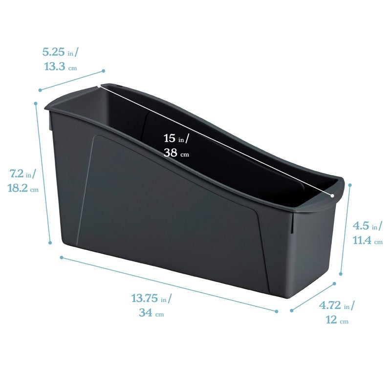 Multipurpose Plastic Storage Book Bins - 10-Pack Classroom & Home Organization