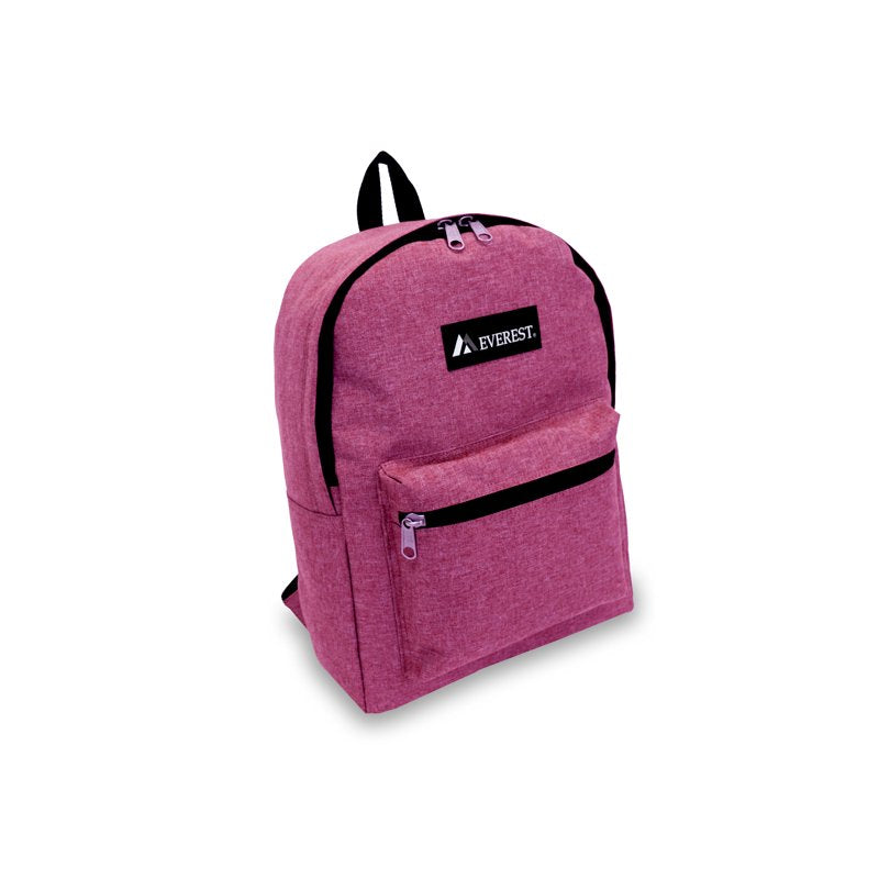 Unisex 15-Inch Denim Backpack for School Travel Work & Sports - All Colors