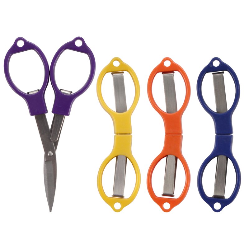 Foldable Travel Scissors Set - Compact TSA Compliant Craft & Sewing Tool