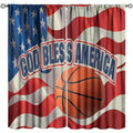 4th of July American Flag Blackout Curtains for Kids & Living Room - Multiple Sizes