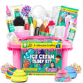 Kids Ice Cream Slime Craft Kit - Pretend Play Food Set for Ages 6+