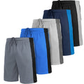 Men's Athletic Shorts Pack 5 - Workout, Running, Basketball & Gym Wear