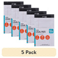 Legal Pads Pack of 3 - White Wide Ruled 50 Sheets Portable Notebooks