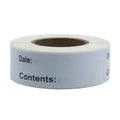 Removable Food Freezer Labels, 500 Pack, Waterproof & Oil Resistant, 1 x 3 Inch Food Storage Stickers