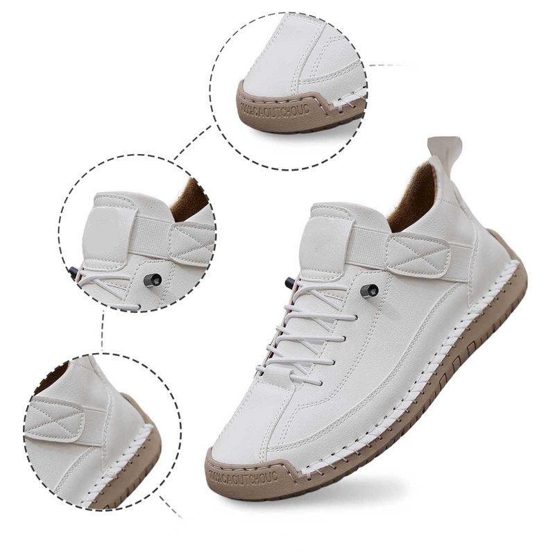 Orthopedic Wide Width Slip-On Sneakers for Women with Arch Support and Non-Slip Sole