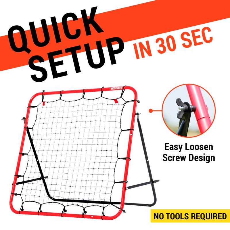 3x3ft Soccer Rebounder Net Training Practice Net – Kid & Teen Skill Training