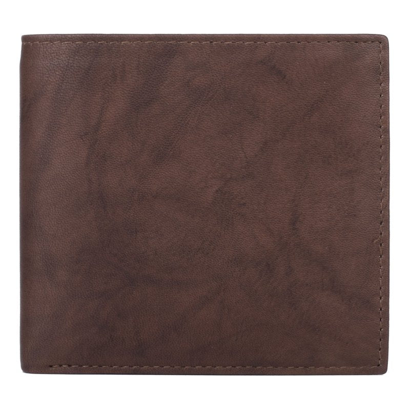Men's Leather Wallet with Card Slots & Key Holders - Multiple Colors