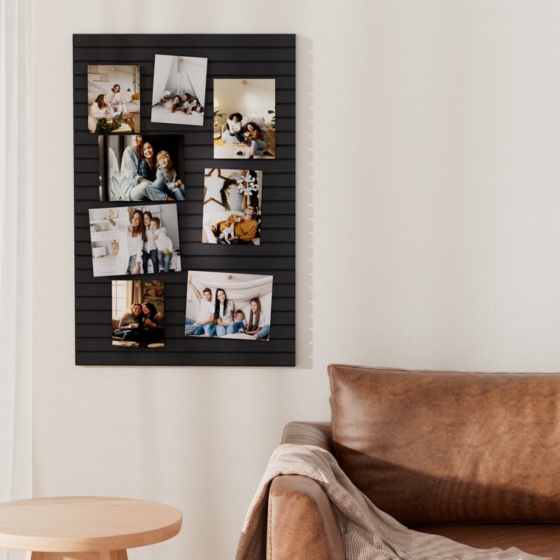 Felt Bulletin Board Tiles Set for Wall Organization - 6 Pack, Self-Adhesive, Office & Home Use