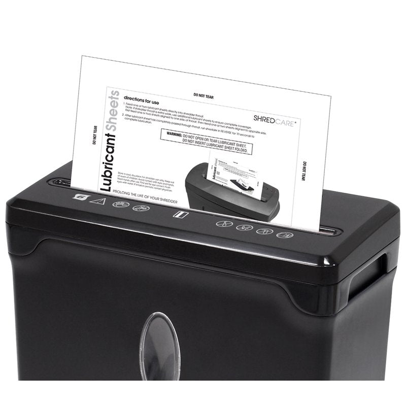 Lubricant Sheets for Paper Shredders - Pack of 12 | Prevent Jams & Noise