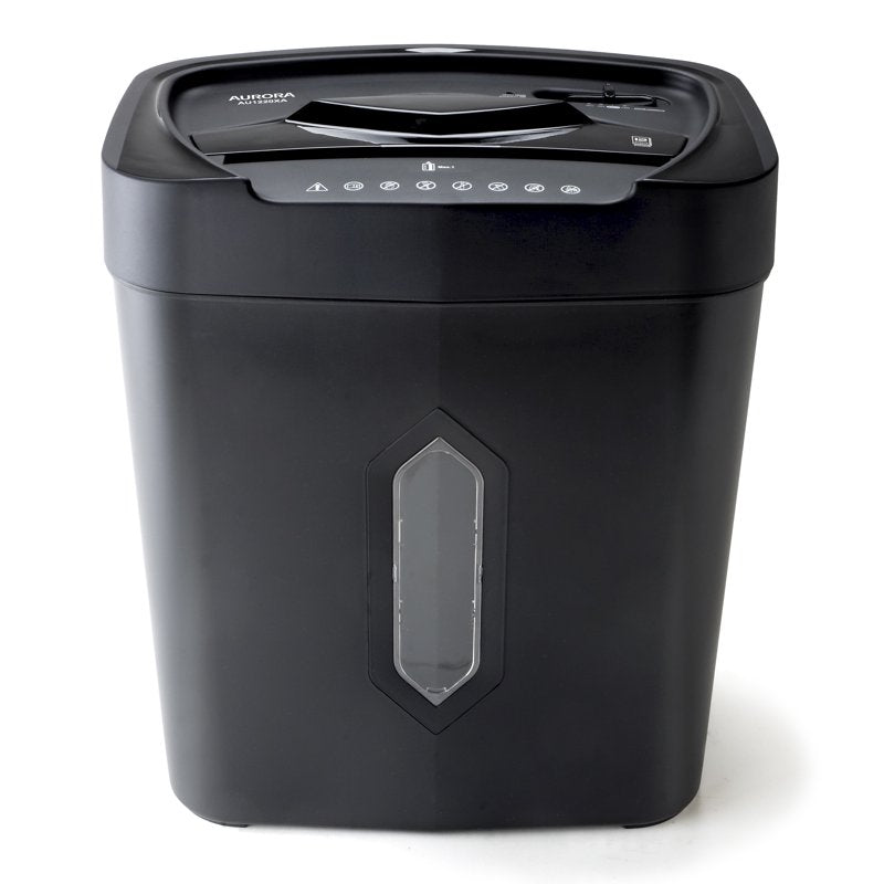 Crosscut Paper and Credit Card Shredder with 12-Sheet Capacity, 5.2-Gallon Bin