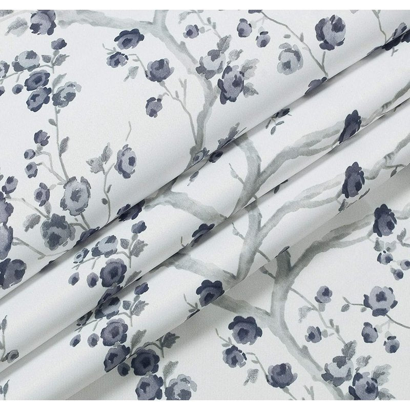 Floral Grommet Room Darkening Curtains - 52 x 84 Inches, 2 Panels