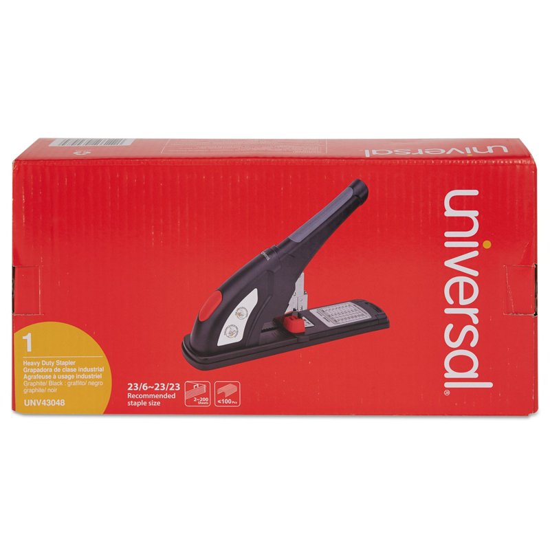 Heavy Duty Stapler 200 Sheet Capacity - Universal UNV43048