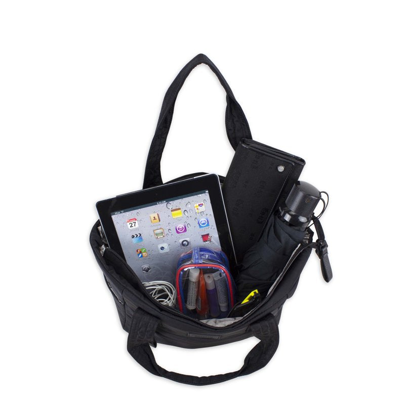 Mini Puffy Tote Bag - Lightweight, Multi-Pocket Travel Bag for Essentials