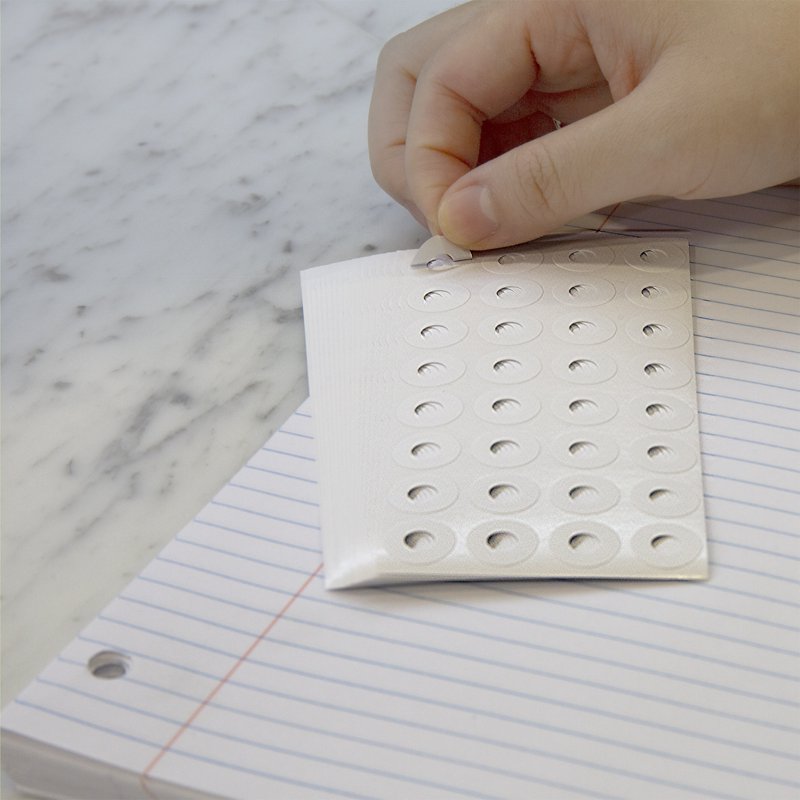 Reinforcement Labels for Punched Holes - 1/4 Inch Rings, Pack of 544