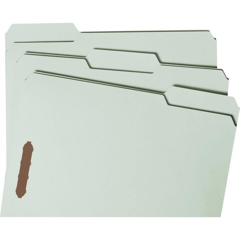 Recycled Pressboard File Folders with Fasteners - Heavy Duty, Expandable