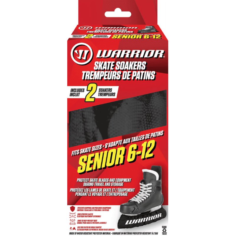 Senior Ice Hockey Skate Blade Soakers Set of 2 - Water-Resistant Blade Protectors