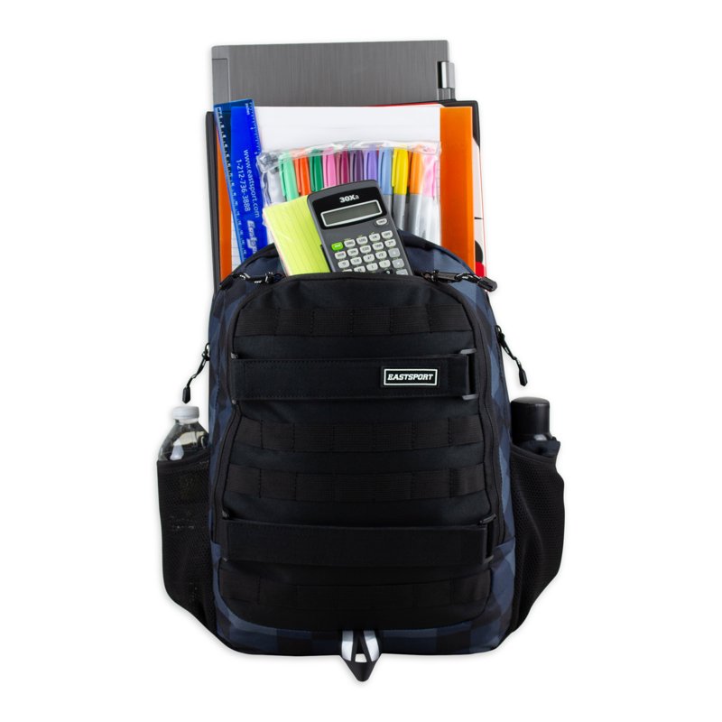 Durable Skater Backpack with Skateboard Straps & Multiple Pockets - Unisex