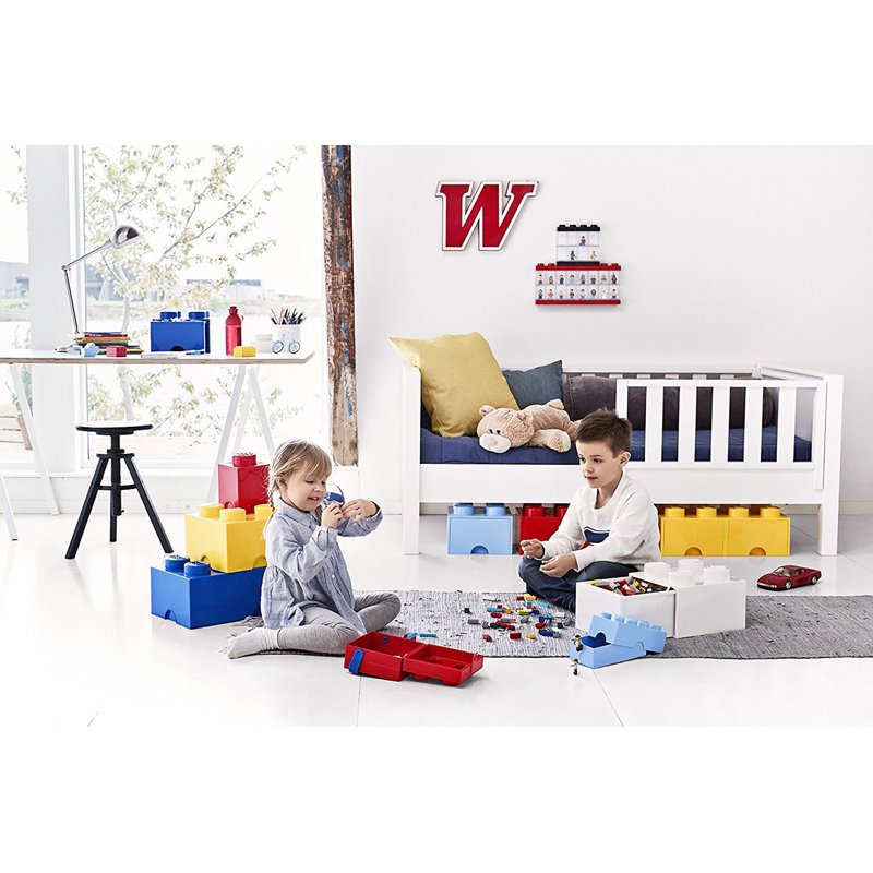 LEGO Storage Brick 8 with 2 Drawers - Modular Stackable Toy Organizer