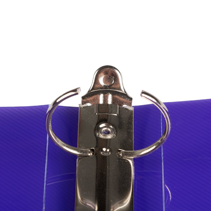 Purple Plastic Binder with 3 Metal Rings - 1.5 Inch Capacity