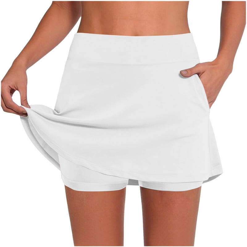 Plus Size High Waist Tummy Control Athletic Shorts for Women