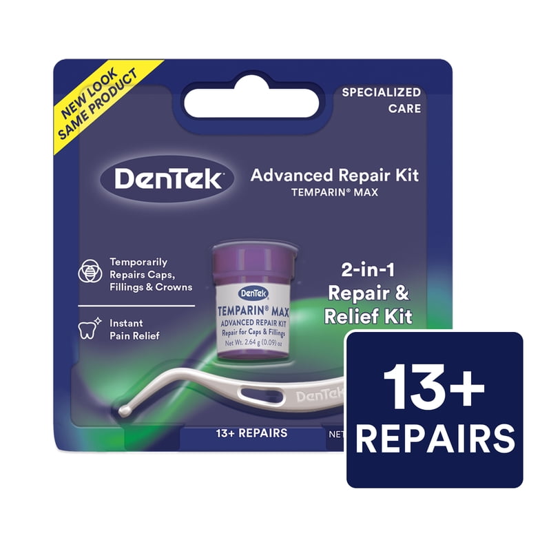 Dental Repair Kit for Loose Crowns Fillings & Caps - 2 Pack