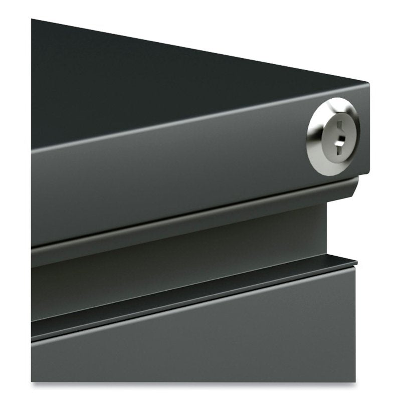 Alera Lockable 2-Drawer Vertical Filing Cabinet - Charcoal