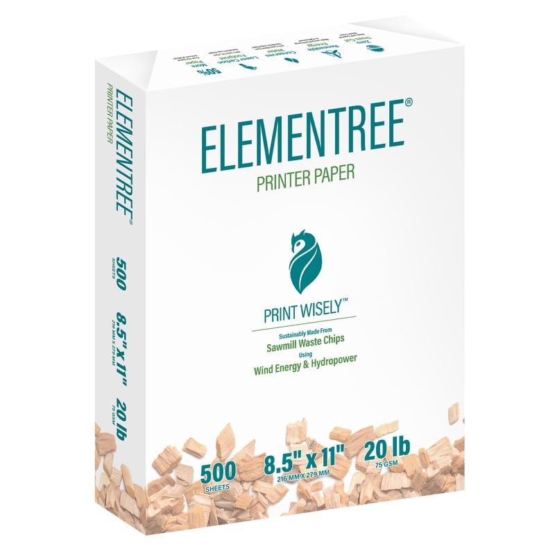 Sustainable Printer Paper 8.5 x 11 - Eco-Friendly Copy Paper for Office & Home