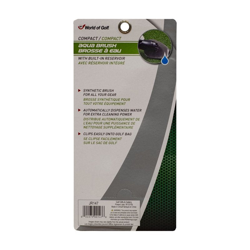 Golf Club Cleaning Brush with Water Dispenser - Compact & Portable