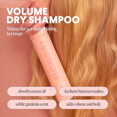 MONDAY HAIRCARE VOLUME Dry Shampoo with Collagen, oil-absorbing ideal for Thin & Fine Hair 200 mL